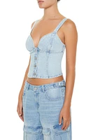 Denim Crop Top