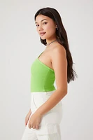 Ribbed Knit One-Shoulder Cami