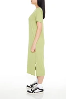 T-Shirt Midi Slit Dress