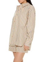 Striped Poplin Shirt