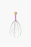 Metallic Handheld Head Massager