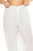 Plus Sheer Swim Cover-Up Pants