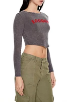 London V-Cut Cropped Tee