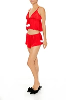 Pom Cami & Shorts Lingerie Set