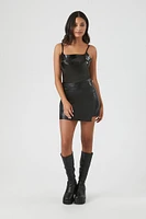 Faux Patent Leather Bodysuit