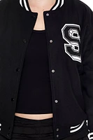Varsity Letterman Bomber Jacket
