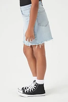 Girls Distressed Denim Skirt (Kids)