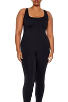 Plus Fitted Tank Jumpsuit