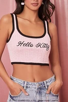 Hello Kitty Sweater-Knit Crop Top