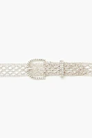 Rhinestone Netted Belt