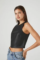 Sleeveless Zip-Back Top