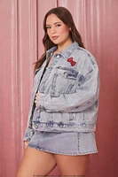 Plus Hello Kitty Denim Jacket