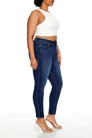 Plus Corset High-Rise Skinny Jeans