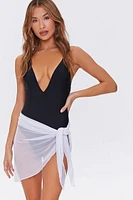 Mesh Swim Cover-Up Sarong