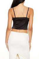 Contrast Bow Cropped Cami