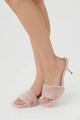 Faux Fur Stiletto Heels