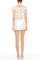 Lace Swim Cover-Up Dress