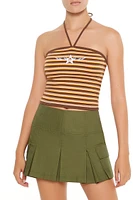 Striped Star Halter Top