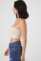 Sweater-Knit Cropped Cami