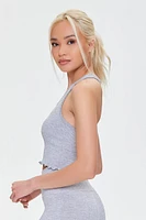 Active Seamless Lettuce-Edge Crop Top