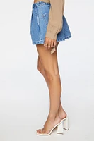 High-Rise Denim Shorts