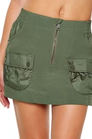 Active Zip-Up Cargo Skort