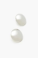 Round Stud Earrings