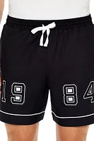 1984 Patch Drawstring Shorts