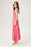 Tiered Cutout Sweetheart Maxi Dress