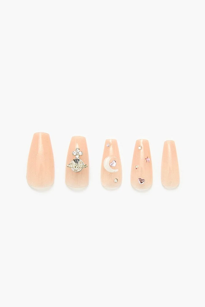 Moon Coffin Press-On Nails