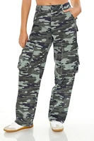 Camo Print Cargo Pants