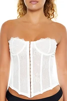 Lace Lingerie Corset Tube Top
