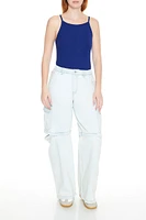 Ribbed Knit Cami Bodysuit