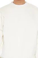 Drop-Sleeve Crew Pullover