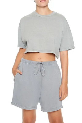 Cropped Boxy Crew Tee