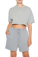 Cropped Boxy Crew Tee