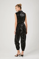 Sleeveless Drawstring Jumpsuit