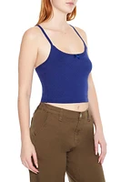 Pointelle Knit Bow Cami