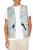 Camo Print Ripstop Vest