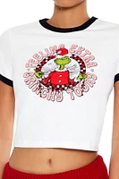 Extra Grinchy Ringer Baby Tee