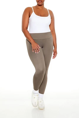 Plus Contour Sculpt Mid-Rise Leggings