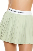 Active Pleated LA Mini Skirt