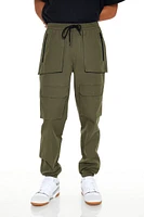 Slim-Fit Drawstring Cargo Joggers