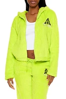 The Grinch Embroidered Zip-Up Hoodie