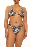 Plus Leopard Bikini Bottoms