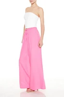 Drawstring Wide-Leg Pants