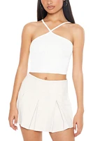 Sweater-Knit Cropped Cami