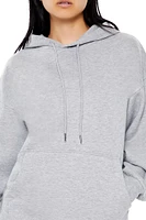 Fleece Drop-Sleeve Hoodie