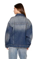 Stone Wash Denim Trucker Jacket