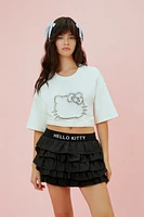 Hello Kitty Ruffle Mini Skirt